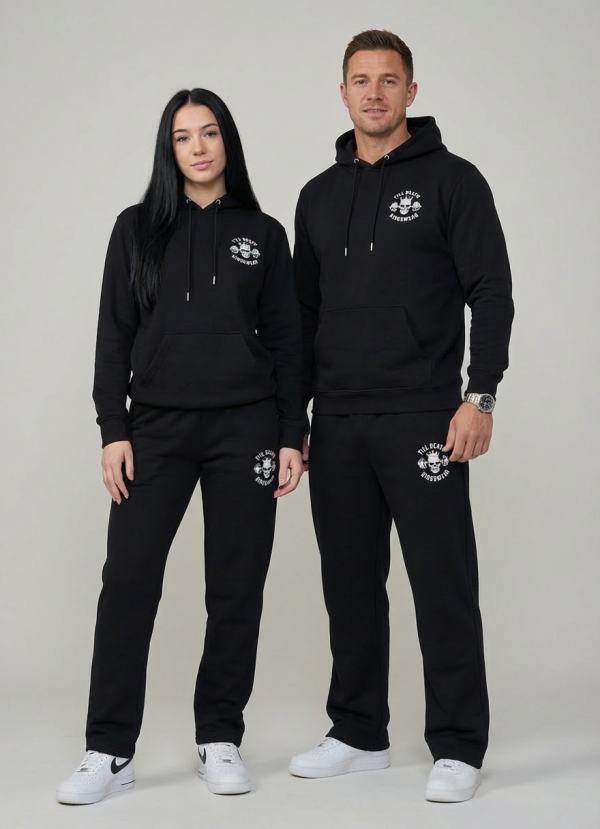 Unisex Till Death Crowned Strength Open-Bottom Pants