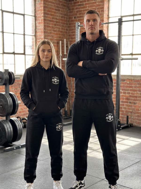 Unisex Till Death Crowned Strength Cuffed Sweatpants